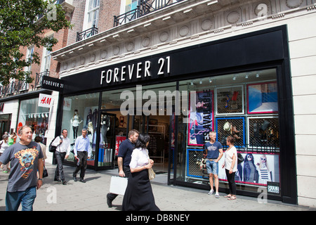 Forever 21 Store, Oxford Street, London. Stockfoto