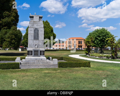 dh Regierung Gärten ROTORUA Neuseeland erste Weltkrieg Paepaekumana öffentlichen Gedenkpark und blauen Bäder Gebäude Stockfoto