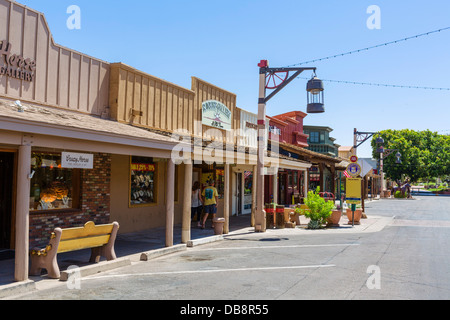 Geschäfte in Old Town Scottsdale, Arizona, USA Stockfoto