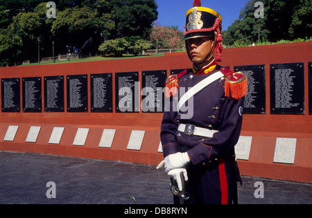 Denkmal für die Falkland Kriegshelden. Plaza San Martín. Buenos Aires. Argentinien. Stockfoto