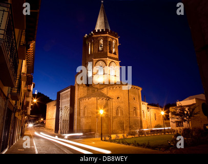 Kirche Santa Maria la Real, Sangüesa, Navarra. Spanien Stockfoto