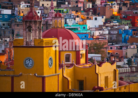 Die Basilika unserer lieben Frau von GUANAJUATO - GUANAJUATO, Mexiko Stockfoto