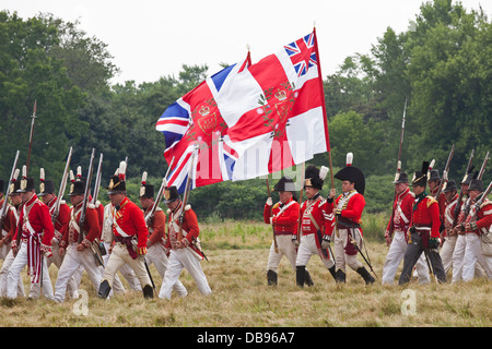 Kanada, Ontario, Niagara-on-the-Lake, Fort George National Historic Park, 1812 Reenactment Stockfoto