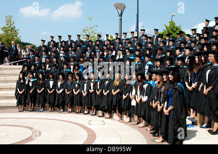 Abschlusstag der Universität von Warwick, UK Stockfoto