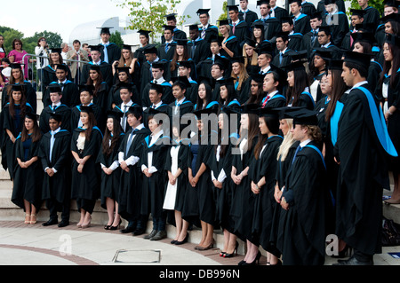 Abschlusstag der Universität von Warwick, UK Stockfoto