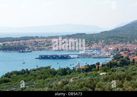 Stadt Cres, Insel Cres, Kvarner Bucht, Kroatien Stockfoto