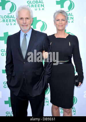 Curtis und ihr Ehemann Christopher Guest Global Green es 15. jährlichen Millennium Awards statt im The Fairmont Miramar Hotel - Ankünfte Los Angeles, Kalifornien - 04.06.11 ** nur zur Veröffentlichung in Tageszeitungen der USA, Deutschland, Österreich und der Schweiz, Portugal, Kanada, Vereinigte Arabische Emirate & China zur Verfügung. Nicht verfügbar für USA-Zeitschriften und den Rest der Welt ** Mandato Stockfoto