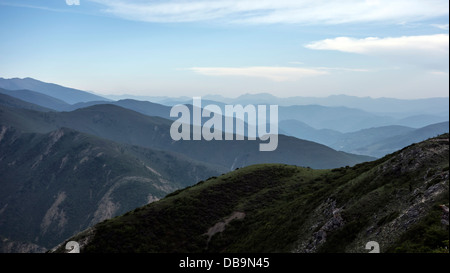 Schöne Berge Landschaft von Sichuan, China Stockfoto