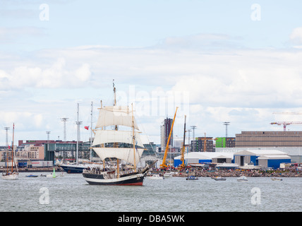 Der große Schiffe Rennen 2013 in Helsinki, Finnland Stockfoto