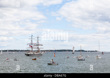 Der große Schiffe Rennen 2013 in Helsinki, Finnland Stockfoto