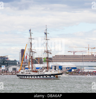 Der große Schiffe Rennen 2013 in Helsinki, Finnland Stockfoto