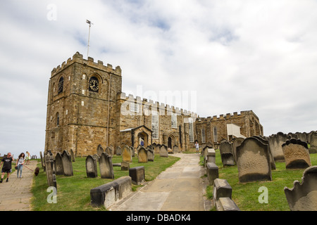 St. Marys Church an der Klippe in Whitby, North Yorkshire. Stockfoto