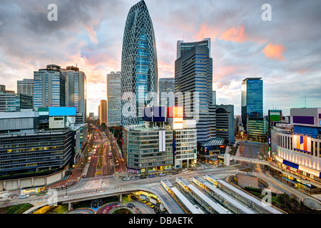 Skyline von Shinjuku Ward in Tokio, Japan. Stockfoto