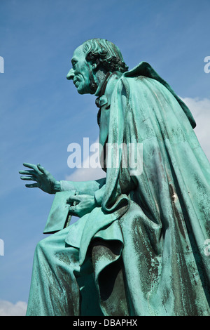 Statue des Hans Christian Anderson am Kongens Have in Kopenhagen Stockfoto