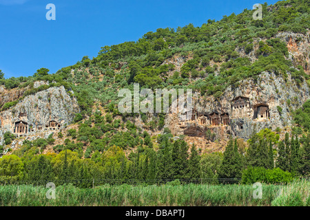 Lykischen Königsgräbern Stockfoto