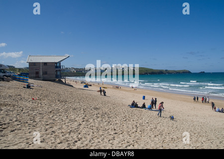 Fistral Strand Newquay Ornwall Stockfoto