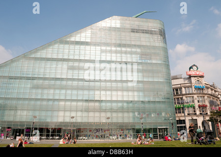 National Football Museum, Urbis Gebäude und Printworks Building, Manchester, UK Stockfoto