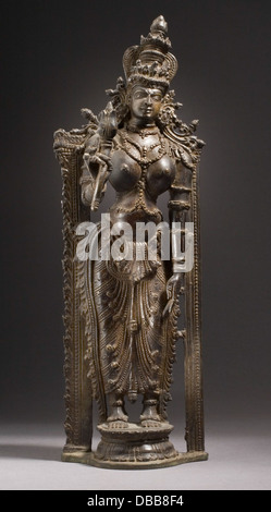 Die Hindu-Göttin Shri Lakshmi M.2005.73 Stockfoto