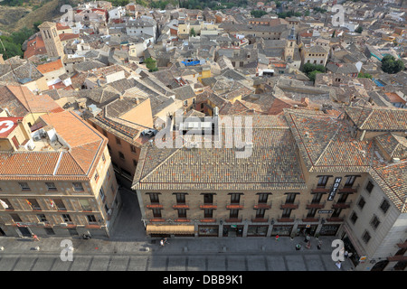 Luftbild von der Mitte des historischen Toledo Stockfoto