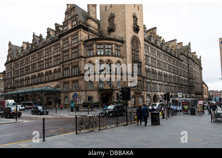 Glasgow Central Station an der Ecke von Gordon Street und Hope Street Stockfoto