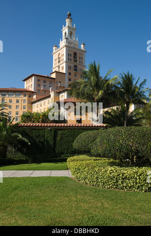 GARTEN HISTORISCHE BILTMORE HOTEL-CORAL GABLES MIAMI FLORIDA VEREINIGTE STAATEN Stockfoto