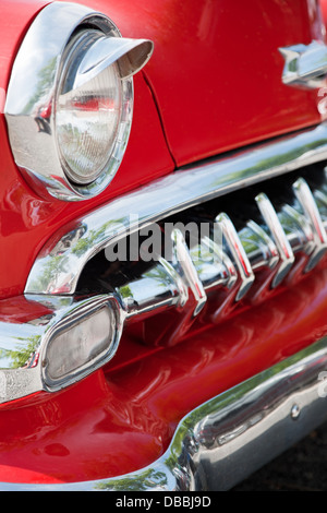 Vorderseite eines Oldtimers Stockfoto