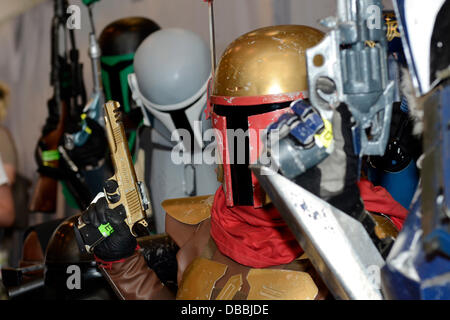 Essen, Deutschland. 27. Juli 2013. Fans der Star Wars Celebration Europe auf dem Festplatz, Essen am 27. Juli 2013 Credit: Dpa picture-Alliance/Alamy Live News Stockfoto