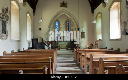 Pfarrkirche, die Kirche aller Heiligen, Hinton Ampner, Hampshire, England, Uk. Stockfoto