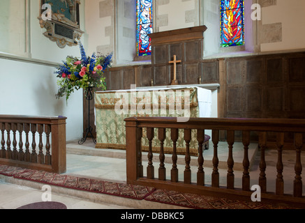 Pfarrkirche, die Kirche aller Heiligen, Hinton Ampner, Hampshire, England, Uk. Stockfoto