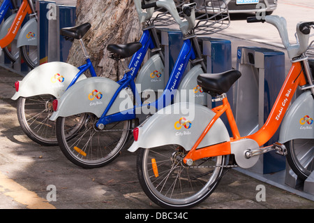 City-Bike in Zhuhai, Guangdong, China Stockfoto
