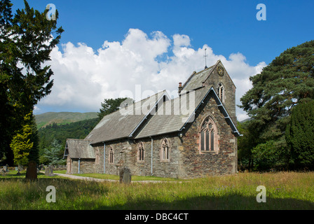 St Patricks Kirche, Patterdale, Nationalpark Lake District, Cumbria, England UK Stockfoto