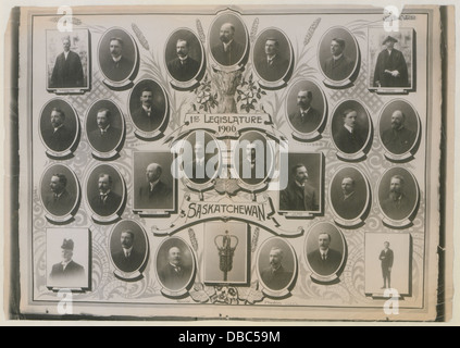 Erste Wahlperiode, 1906, Saskatchewan (HS85-10-17190) Stockfoto