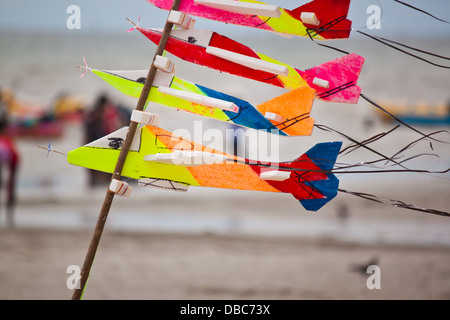 Flugzeuge aus Schaumstoff gefertigt Stockfoto