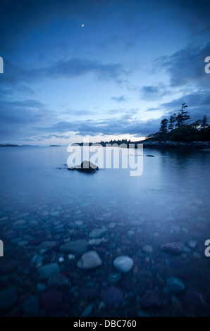 In der Nähe von Sneem auf der Iveragh Halbinsel County Kerry Südwesten Irlands: Last light Stockfoto