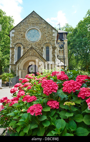 Alte Kirche St. Pancras Camden London UK Stockfoto