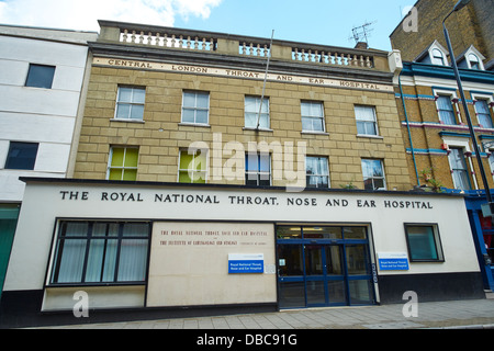 Die königlichen nationalen Hals Nase und Ohr-Krankenhaus Grays Inn Road London UK Stockfoto
