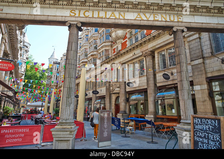 Sizilianische Avenue Holborn London UK Stockfoto