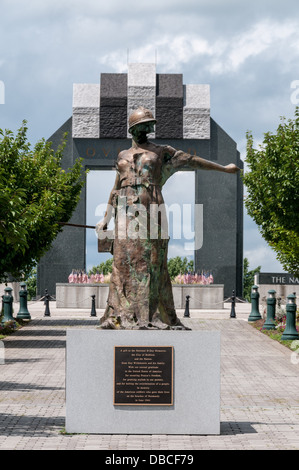 Le Monument Aux Morts Skulptur, National d-Day Memorial, Bedford, Virginia Stockfoto