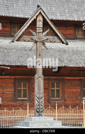 Holzkirche, Viseu de Sus, Maramures, Rumänien Stockfoto