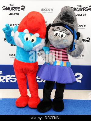 Los Angeles, CA. 28. Juli 2013. bei der Ankunft für die SCHLÜMPFE 2 Premiere, Regency Village Theatre in Westwood, Los Angeles, CA 28. Juli 2013. Foto von: Dee Cercone/Everett Collection/Alamy Live-Nachrichten Stockfoto