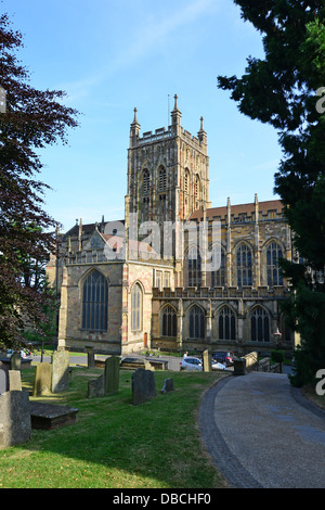 Great Malvern Priory, Great Malvern, Worcestershire, England, Vereinigtes Königreich Stockfoto