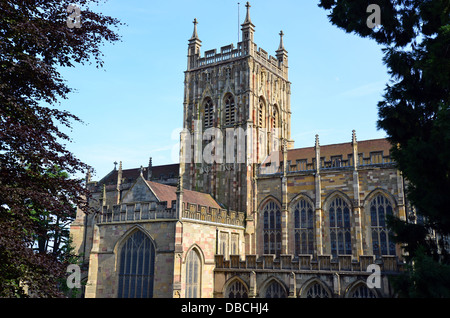 Great Malvern Priory, Great Malvern, Worcestershire, England, Vereinigtes Königreich Stockfoto