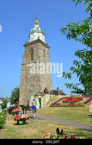 13. Jahrhundert The Bell Tower (Pepperpot), Church Street, Upton-auf-Severn, Worcestershire, England, Vereinigtes Königreich Stockfoto