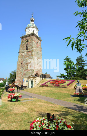 13. Jahrhundert The Bell Tower (Pepperpot), Church Street, Upton-auf-Severn, Worcestershire, England, Vereinigtes Königreich Stockfoto