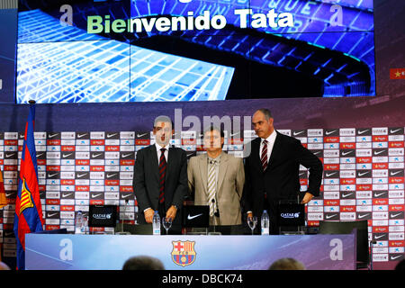 Gerardo Martino (Barcelona), 26. Juli 2013 - Fußball / Fußball: FC Barcelona Trainer Gerardo Martino nimmt an einer Pressekonferenz in Barcelona, Spanien. (Foto von D.Nakashima/AFLO) Stockfoto