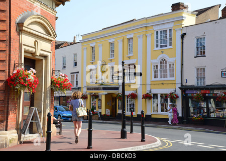 High Street, Upton-auf-Severn, Worcestershire, England, Vereinigtes Königreich Stockfoto