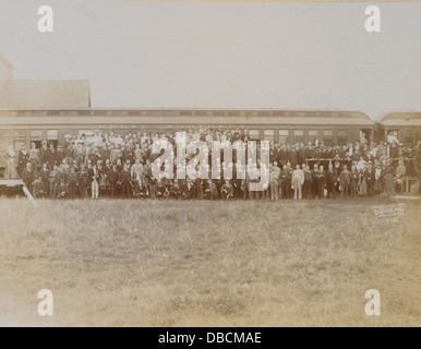 Der Minnesota State Bankers' Association in Napinka, Manitoba, Foto-27. Juni 1902 eine 124 (HS85-10-13132) Stockfoto