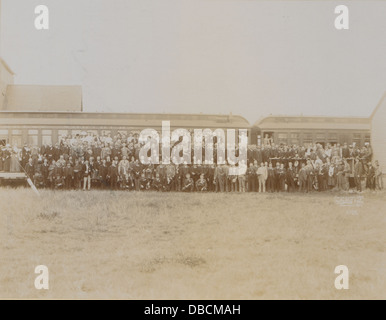 Der Minnesota State Bankers' Association in Napinka, Manitoba, Foto-27. Juni 1902 eine 175 (HS85-10-13133) Stockfoto