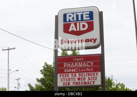 Rite Aid Apotheke ist in Maine abgebildet. Stockfoto