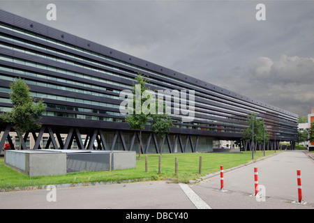 Chasse Park Gehäuse, Breda, Niederlande. Architekt: OMA, 2001. Stockfoto